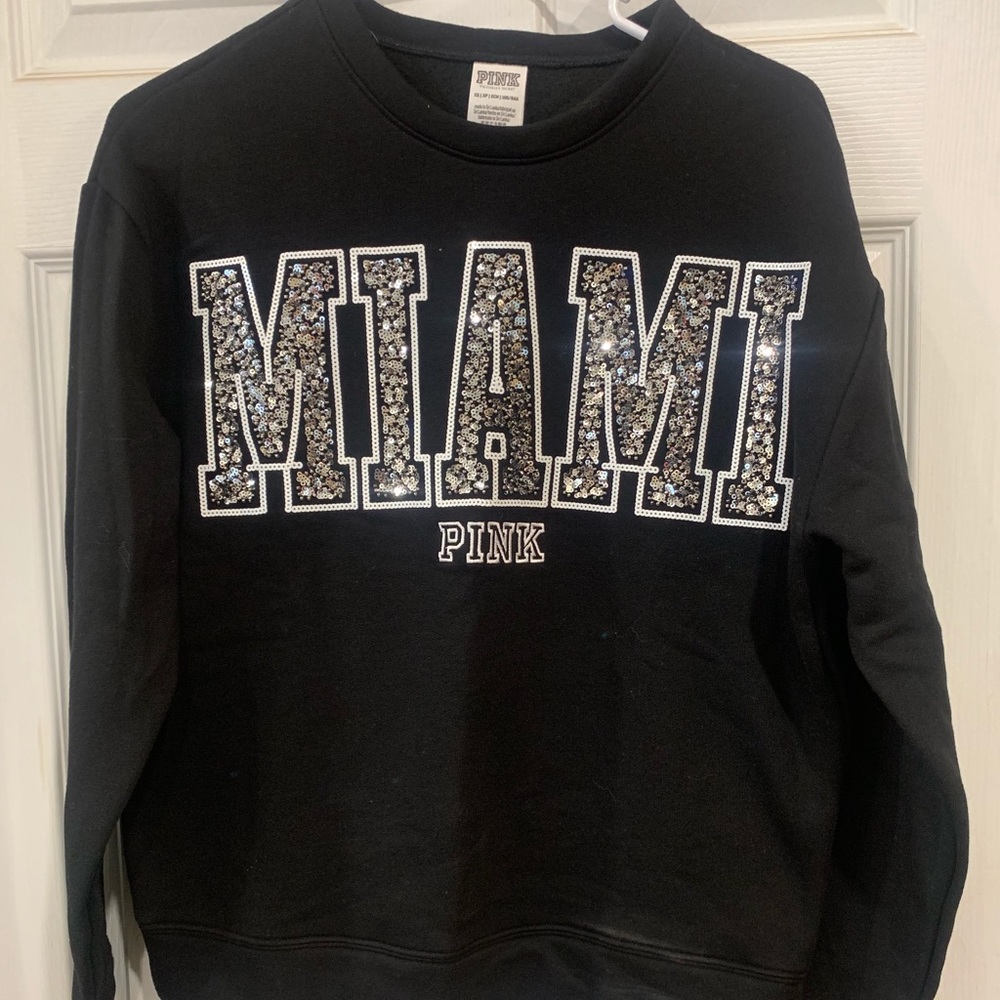 Victoria’s Secret PINK Bling crew sweatshirt